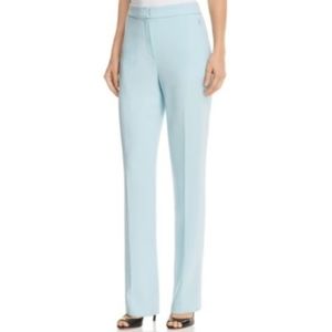 Elie Tahari Light Blue Straight-Leg Trousers